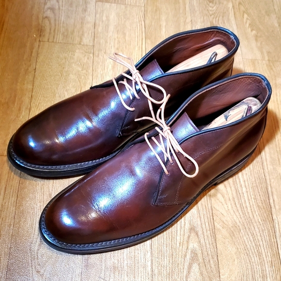 ALLEN EDMONDS 🇺🇸 USA Boots Malvern Chukka Brown Leather Goodyear Welt Sz 11.5 - Picture 5 of 11